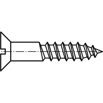 Vrut PROFISTYL DIN 97 vrut se zápustnou hlavou a průběžnou drážkou zinek bílý Varianta: DIN 97 vrut zápustná hlava ZnB 5x50