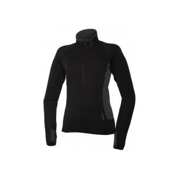 Dámská mikina WARMPEACE COSMO LADY pullover black/grey L; Černá pulover + DÁREK DLE VÝBĚRU!