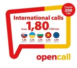 OpenCall SIM karta s kreditem 200 Kč