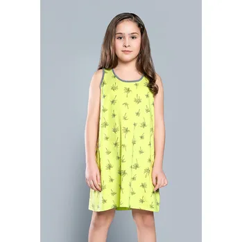 Dívčí pyžamo Dívčí noční košile Italian Fashion Madera limetka 122/128 Žlutá