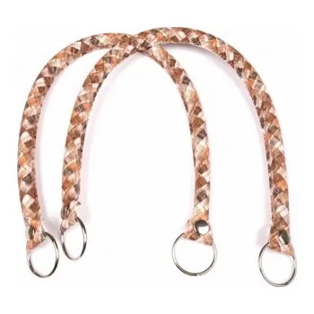 Příze Koženková ucha béžová – 57 cm (1 pár)