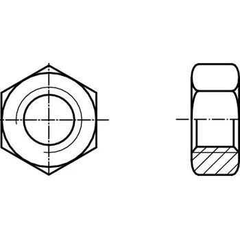 Matice PROFISTYL DIN 934 matice šestihranná přesná 8.8 černá jemný závit Varianta: DIN 934 matice šestihranná přesná pev. 8.8 jemný závit M8x1,00