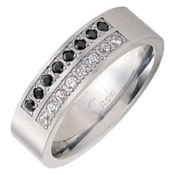 Prsten Prsten chirurgická ocel se zirkony RSCL13