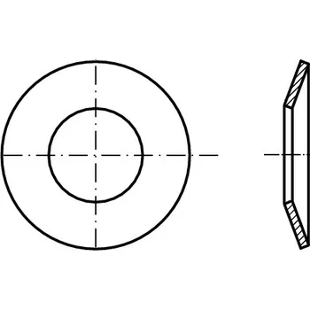 podložka PROFISTYL DIN 2093 podložka talířová černá Varianta: DIN 2093 podložka talířová pružina 08,0x4,2x,40mm