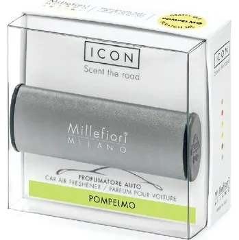 Osvěžovač vzduchu Millefiori ICON VŮNĚ DO AUTA METALLO/POMPELMO ANTRACITOVÁ MATNÁ Millefiori: 1ks