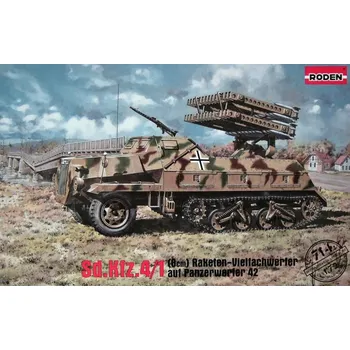 Plastikový model Roden 1/72 Sd.Kfz. 4/1 Panzerwerfer 42 (late)