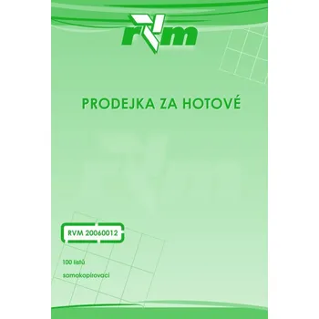 Prodejka za hotové A5 NCR blok 100 listů RVM 20060012