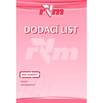 Dodací list A5 NCR blok 100 listů RVM 20060017
