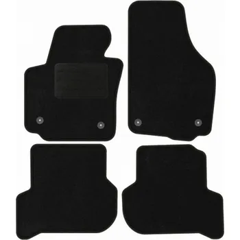 autokoberec Koberce textilni Seat Altea 2004-2015 Barva: ČERNÁ