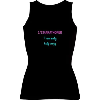 Dámské tričko Tričko s potiskem Halfmarathon černé dámské