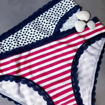 Kalhotky Cotonella 254 2ks dámské kalhotky Barva: červená, Velikost: S