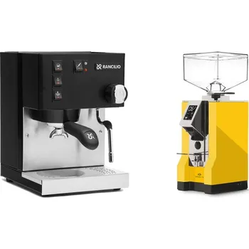Set domácích spotřebičů Rancilio Silvia BC, black + Eureka Mignon Specialita, CR yellow