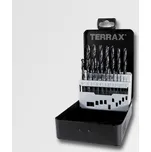 Sada vrtáků do kovu HSS-R Terrax 1-10mm, 19 dílů