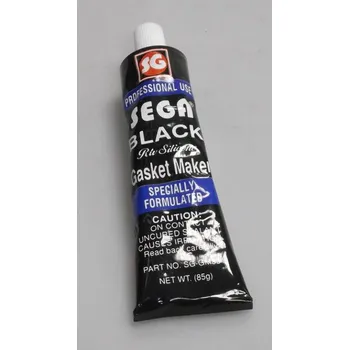 Karosářský tmel Tmel silikonový SEGA černý 85g