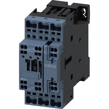 modulární přístroj a rozvaděč 3RT2024-2BB40-0CC0 stykač, AC-3, 12A/5,5kW/400V, 3pólový, DC 24V, funkční modul volitelný, 1 NO + 1 NC, pružinová svorka, Siemens