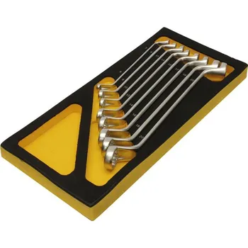 Klíč STARLINE Sada vyhnutých očkových klíčů v pěně-8ks