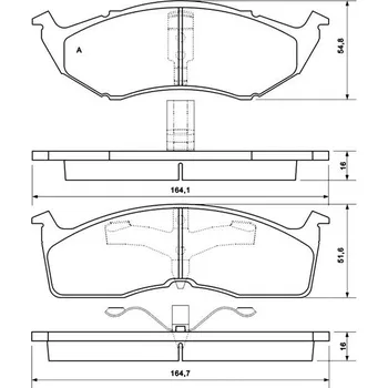 Brzdová destička Brzdové destičky Starline BD S349