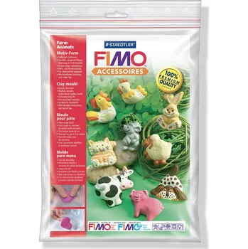 Forma na pečení Silikonová forma - Zvířátka z farmy Farm animals 874201 Fimo