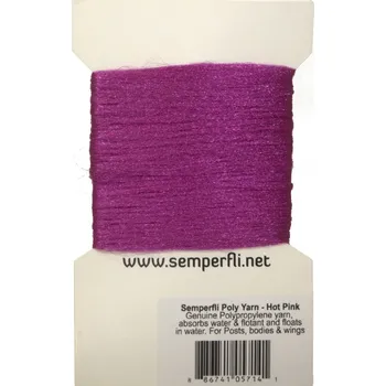 Semperfli Poly Yarn Hot Pink