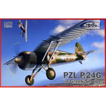 Plastikový model IBG 1/72 PZL P.24G in Greek Service (3x camo)