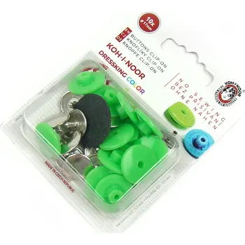 Knoflík Knoflík dressking 10ks sv. zelená 991