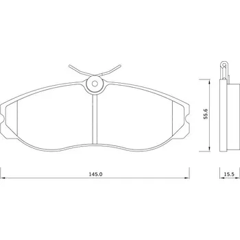 Brzdová destička Sada brzdových destiček STARLINE