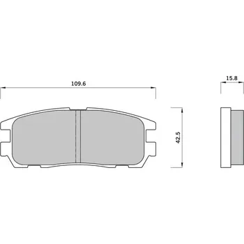 Brzdový systém Sada brzdových destiček STARLINE