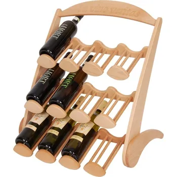 Stojan na víno Stojan na víno 604 - Dřevěný stojan na 12 lahví vína