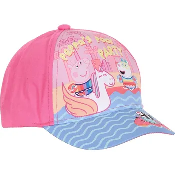Kšiltovka Růžová dívčí kšiltovka Prasátko Pepa Velikost: 52