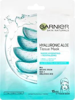 Pleťová maska Garnier Skin Naturals Hyaluronic Aloe hydratační plátýnková maska 32 g