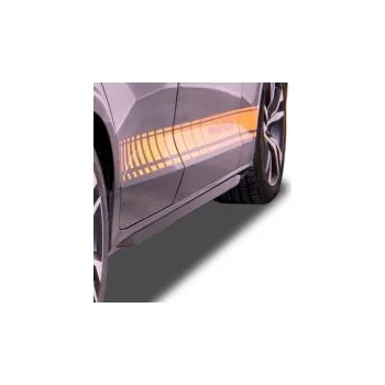 Auto-moto RDX Racedesign prahové lišty Slim (ABS plast lesklý černý) Volvo S60/V60 II -- od roku výroby 2018-