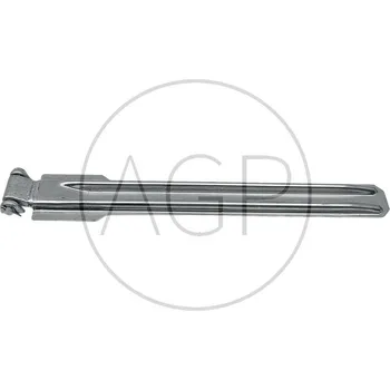 Nábytkové kování Záklapný a výklopný pant bočnice korby délka 430 mm lesklý komplet s uložením pantu a čepu