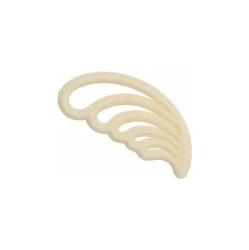 Jedlá dekorace na dort Filigrány čokoládové bílé - Vějíř / Křídlo 450 ks