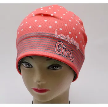 Čepice Čepice funkční RDX F695 Tečky GIRL Barva: lososová, Velikost: 6 (6-9 let)