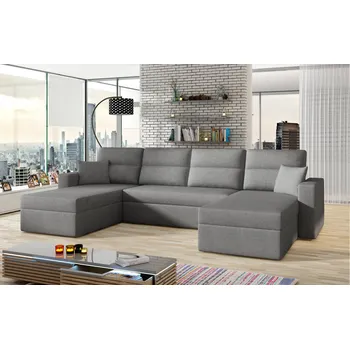 Sedací souprava Rozkládací rohová sedačka ANDREJ U šedá