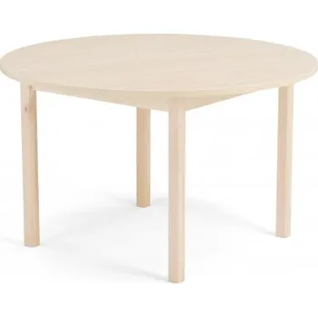 Jídelní stůl AJprodukty Jídelní stůl Europa, Ø 1200x720 mm, HPL, bříza 350532