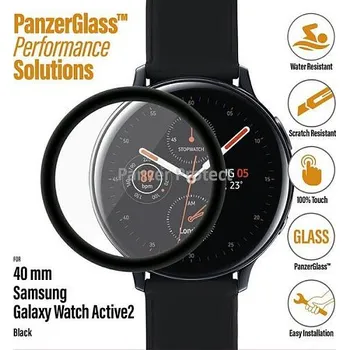 Příslušenství k chytrým hodinkám PanzerGlass ochranné sklo pro Samsung Galaxy Watch Active 2 40 mm černé