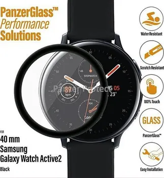 Příslušenství k chytrým hodinkám PanzerGlass ochranné sklo pro Samsung Galaxy Watch Active 2 40 mm černé