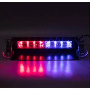Autoelektronika PREDATOR LED vnitřní, 8x LED 1W, 12V, modro-červený (kf741blre)