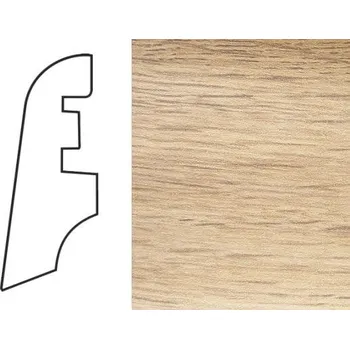 soklová lišta K-Produkt KP40 Dub Trogir 8530 soklová lišta | cena za bm