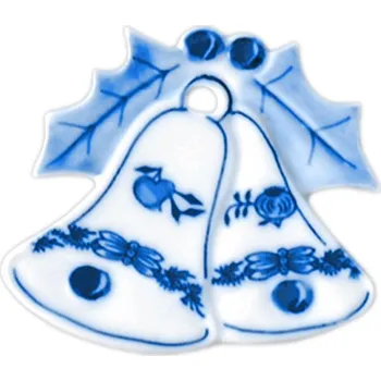 Vánoční ozdoba Cibulák Dubí Vánoční ozdoba - zvonky - cibulový porcelán 10658