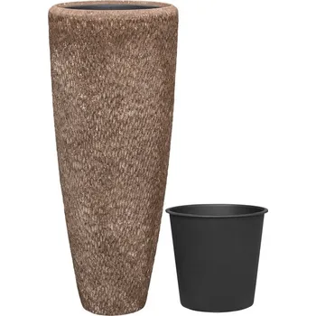 Květináč Polystone Rock Partner Premium 37x90cm + doprava zdarma