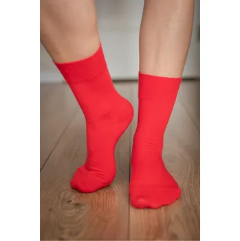 Pánská móda Be Lenka barefootové ponožky - Červené vysoké Velikost EU: 35-38
