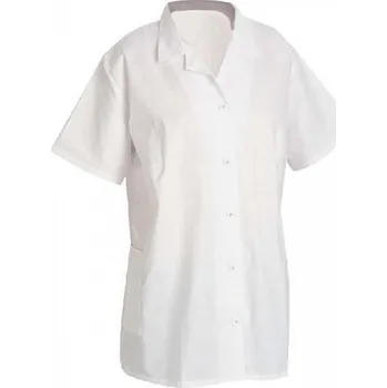 Zdravotnický oděv Dámská košile s krátkým rukávem LILY, bílá 301468