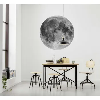 Fototapeta Kulatá samolepicí fototapeta Měsíc D1-019 / kruhová vliesová foto tapeta Moon (ø 125 cm) kulaté fototapety Komar Dots