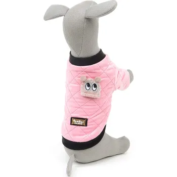 Obleček pro psa Vsepropejska Zak zimní bunda pro psa bez kapuce Barva: Růžová, Délka zad (cm): 41, Obvod hrudníku: 46 - 56 cm