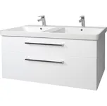 Smaragd - spodní skříňka pod dvojumyvadlo Laufen Pro S 120 cm, 2 zásuvky, závěsná SML120ZZxy