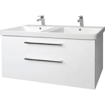 Koupelnový nábytek Smaragd - spodní skříňka pod dvojumyvadlo Laufen Pro S 120 cm, 2 zásuvky, závěsná SML120ZZxy