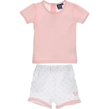 Oblečení a móda Sergio Tacchini růžovo-bílý dívčí komplet Velikost: 67
