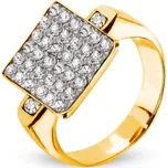 Prsten čirý se Swarovski Elements Kingdom PGFM6C Krystal 56